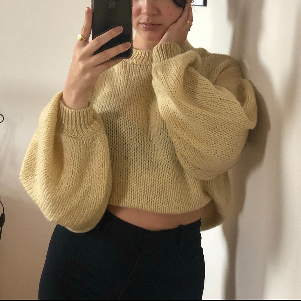 Yellow sweater